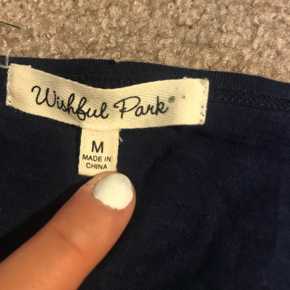 Blue fitted t shirt - Picture 2 of 2